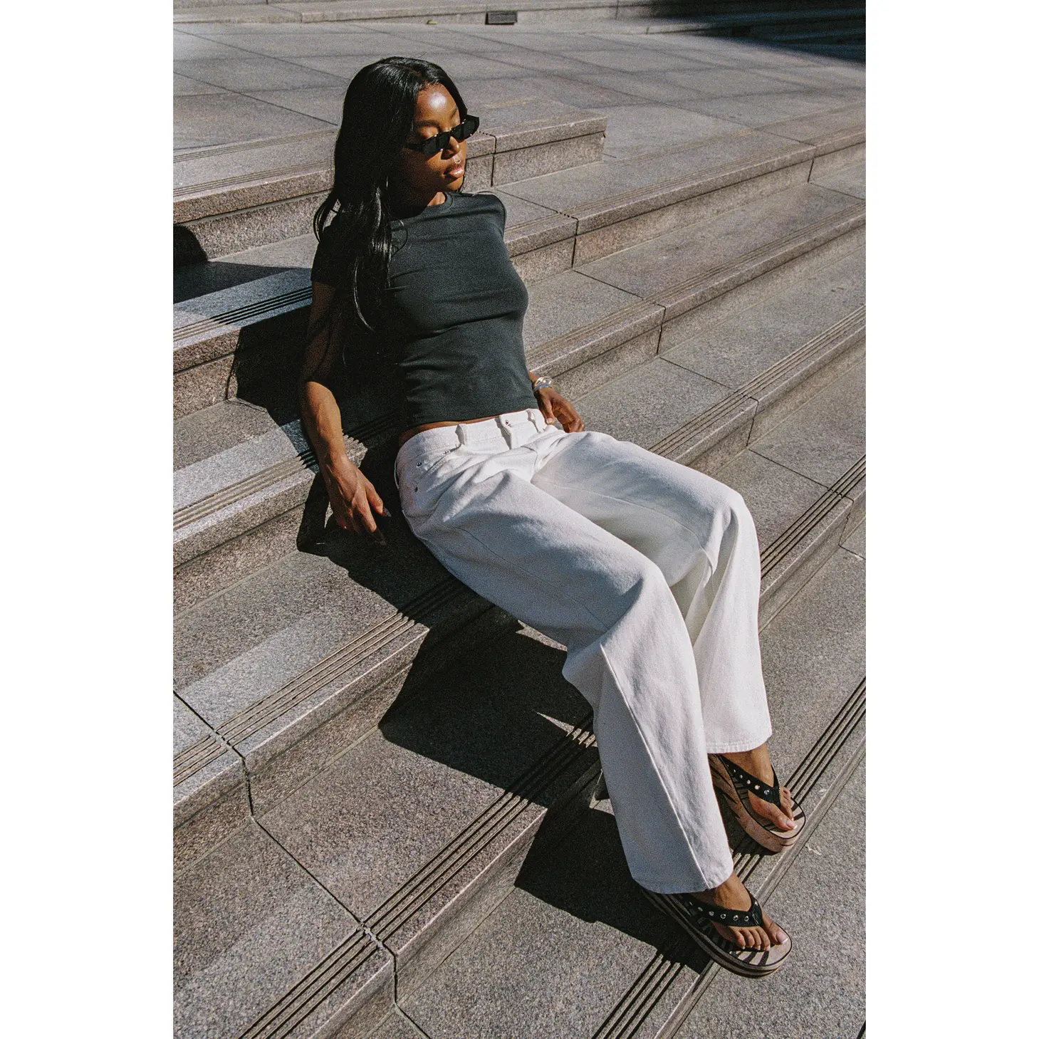 Roman Low Rise Baggy Jeans - Image 2