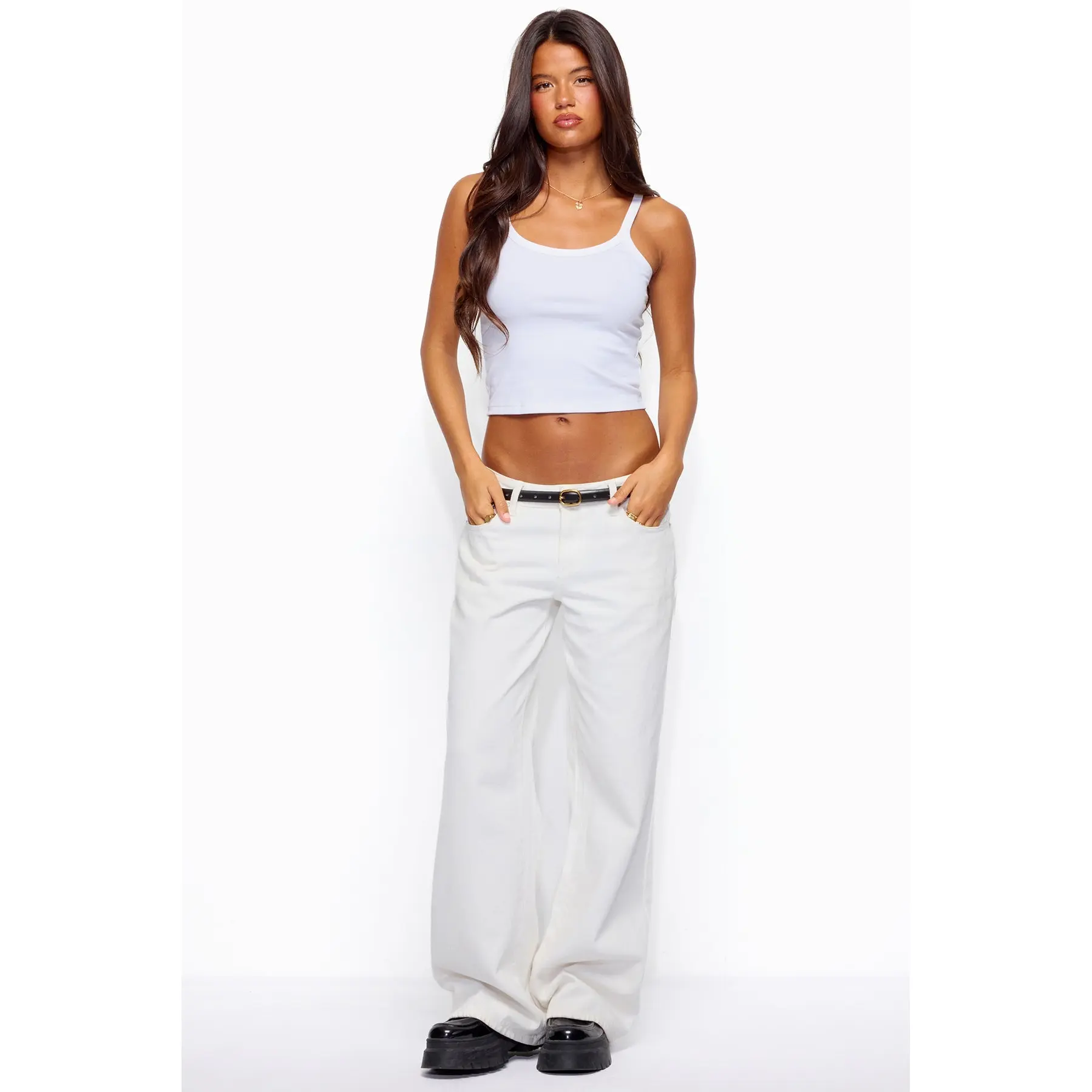 Roman Low Rise Baggy Jeans - Image 7